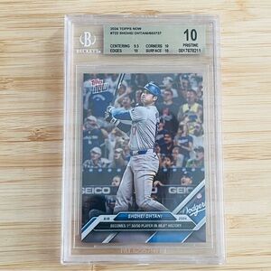 SHOHEI OHTANI 2024 Topps Now 1st 50/50 Player Graded BGS 10 Pristine